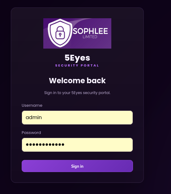 5Eyes Portal Login